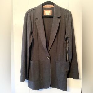 ANTHROPOLOGIE- MAEVE Women's Black Blazer Coat